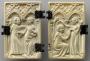 Writing tablets, 1 register, 2 arches across (tablettes à écrire; frise d'arcatures; colonnettes; plaquettes) (Front)