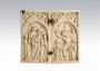 Diptych, 1 register, 1 arch across (plaquettes) (Front)