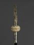 Head of crozier (crosse); double-sided panel, 1 register, 1 trefoil arch across (colonnettes) (Back)