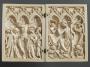 Diptych, 1 register, 3 arches across (plaquettes; frise d'arcatures) (Front)
