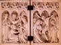 Diptych, 1 register, 3 arches across (plaquettes; frise d'arcatures) (Front)