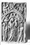 Wing, left (fragment of a diptych), 1 register, 1 arch across (plaquette) (CAST, front)
