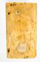 Wing, left (fragment of a diptych), 1 register, 3 arches across (plaquette) (Back)