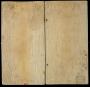 Diptych, 3 registers, 5 arches across (frise d'arcatures; colonnette) (Back)
