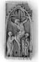 Panel, 1 register, 1 arch across (plaquette); possibly reused as a diptych wing (Front)