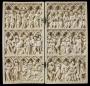 Diptych, 3 registers, 5 arches across (frise d'arcatures; colonnette) (Front)
