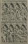 Diptych, 2 registers, 4 arches across (frise d'arcatures, colonnettes) (Wing, left)