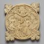 Mirror case, frame of 4 lobes (valve de miroir) (Front)