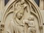 Gabled triptych, with arches (colonnettes) (Front, detail)