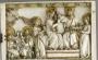 Diptych, 3 registers, bands of rosettes (décor de roses) (Detail)
