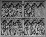 Diptych, 2 registers, 3 arches across (frise d'arcatures) (Front)