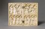 Diptych, 2 registers, 3 and 4 arches across (frise d'arcatures) (Front)