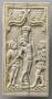 Panel (probably fragment of a box), 1 register, 1 ogee arch across (plaquette) (Front)