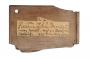 Writing tablet, 1 register, 1 arch across (plaquette; frise d'arcatures) (Back)