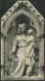 Gabled centre panel (fragment of a triptych), 1 register, 1 arch across (colonnettes; tabernacle) (Front)