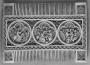 Liturgical comb, with medallions (peigne double) (Side 1)