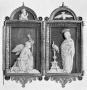 Diptych, 1 register; reliefs (appliqués) (Front)