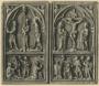 Diptych, 2 registers, 1 arch across (colonnettes) (Front)