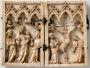 Diptych, 1 register, 3 arches across (frise d'arcatures; plaquettes) (Front)
