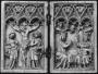 Diptych, 1 register, 3 arches across (frise d'arcatures; plaquettes) (Front)