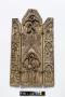 Gabled triptych, 3 registers and 2 registers, 1 arch across (Front)