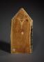 Gabled centre panel, 1 register, 1 arch across (fragment of a triptych; colonnettes) (Back)