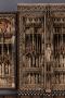 Openwork triptych, 4 registers (ajouré) (Front, detail)