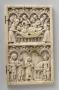 Wing, right (fragment of a diptych), 2 registers, 4 arches across (frise d'arcatures) (Front)
