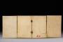 Quadriptych, 1 register, 3 arches across (frise d'arcatures; plaquettes) (Back)
