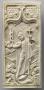 Panel (probably fragment of a box), 1 register, 1 ogee arch across (plaquette) (Front)