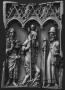 Wing, left (fragment of a diptych), 1 register, 3 arches across (plaquette; frise d'arcatures) (Front)