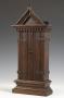 Polyptych, 3 registers (wings), openwork panels, ogee arches (tabernacle; ajouré; colonnettes) (Front, closed)