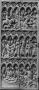 Diptych, 3 registers, 6 arches across (frise d'arcatures; colonnettes) (Wing, left)