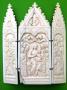 Gabled triptych, 1 register, with arches (Front)