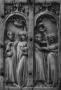 Panel (fragment of a casket lid), 1 register, 2 arches across (frise d'arcatures; coffret) (Front)