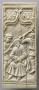 Panel (probably fragment of a box), 1 register, 1 ogee arch across (plaquette) (Front)