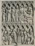 Diptych, 2 registers, 7 arches across (frise d'arcatures; colonnettes) (Wing, left)