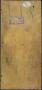 Diptych, 2 registers, 3 arches across, bands of rosettes (frise d'arcatures; décor de roses) (Wing left (back))