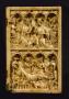 Wing, right (fragment of a diptych), 2 registers, 4 arches across (frise d'arcatures) (Front)