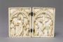 Diptych, 1 register, 1 arch across (plaquettes) (Front)