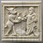 Panel, 1 register (possibly fragment of a casket or polyptych) (Front)