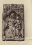 Centre panel (fragment of a polyptych), 1 register, 1 trefoil arch across (plaquette; colonnettes) (Front)