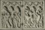 Diptych, 1 register, 3 arches across (plaquettes; frise d'arcatures) (Front)