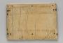 Panel (fragment of a casket), 5 arches across (frise d'arcatures; coffret) (Back)