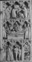 Diptych, 3 registers, 3 arches across (frise d'arcatures; colonnettes) (Wing, right)