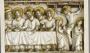 Diptych, 3 registers, bands of rosettes (décor de roses) (Detail)