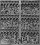 Diptych, 3 registers, 6 arches across (frise d'arcatures; colonnettes) (Front)