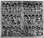 Diptych, 3 registers, 5 arches across (frise d'arcatures; colonnettes) (Front)