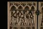 Diptych, 3 registers, 4 arches across (frise d'arcatures; plaquettes; colonnettes) (Front, detail)