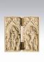 Diptych, 1 register, 1 arch across (plaquettes) (Front)